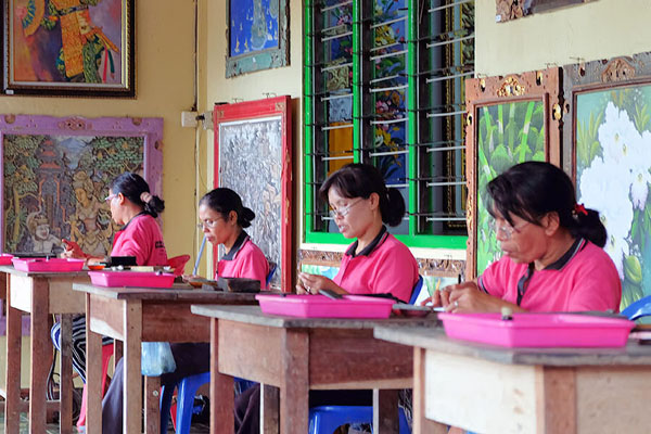 celuk village bali, bali silver and gold works